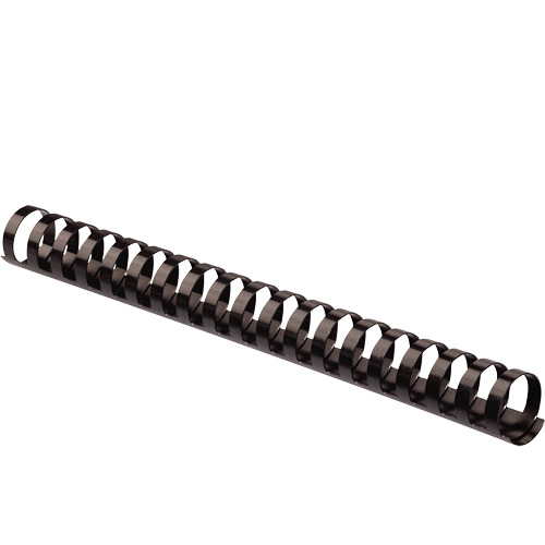 Fellowes Plastic Binding Combs 21 Ring 51mm Oval Black Pack 50