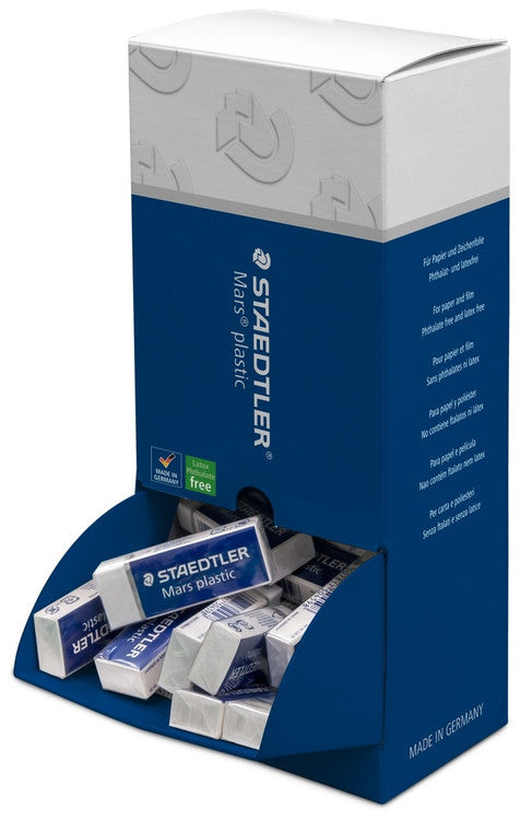 Staedtler 526 50CA40 Mars Plastic Eraser Counter Dispenser of 40 Erasers