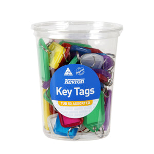 Kevron ID5 Key Tags Assorted Display Tub 50