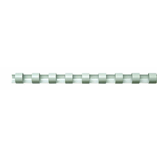 Fellowes Plastic Binding Combs 21 Ring 12mm Round White Pack 100