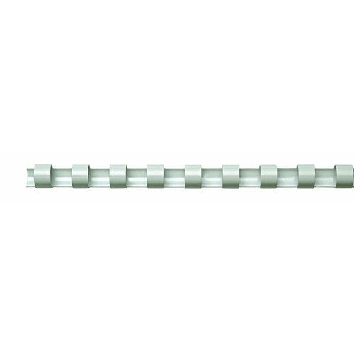 Fellowes Plastic Binding Combs 21 Ring 16mm Round White Pack 100