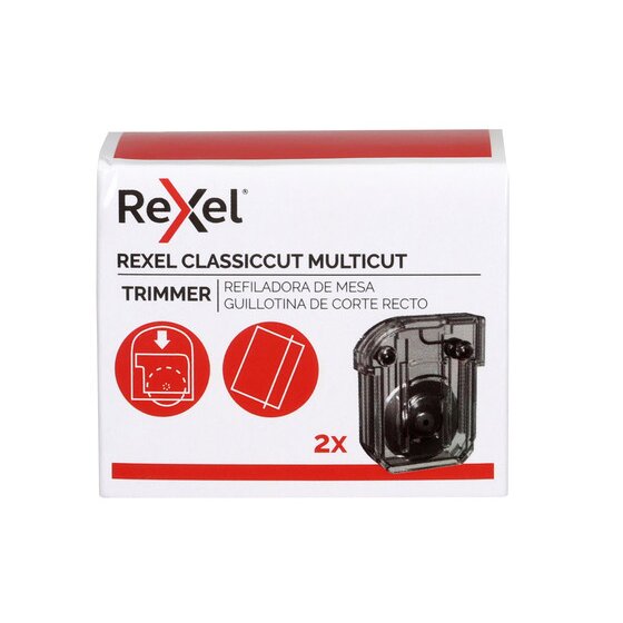 Rexel ClassicCut MultiCut Trimmer straight blade box marked 2x