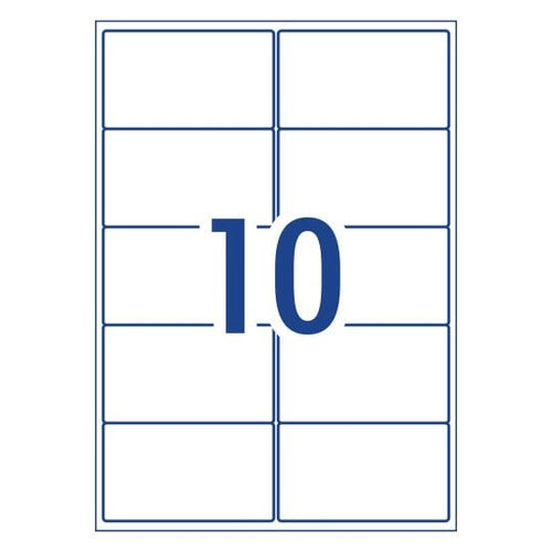 Avery 959000 Premium Shipping Labels With AveryEco L7173 99.1 x 57mm Pack Of 100 10 Up
