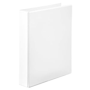 Marbig Clearview Insert Binder 25mm 2D A4 White Pack of 20