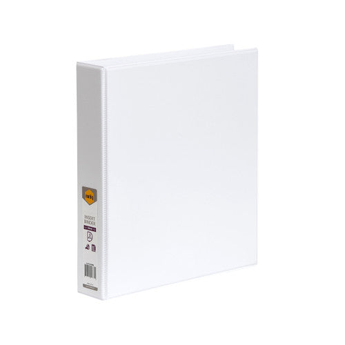 Marbig Insert Binder Clearview 38mm 3D A4 White