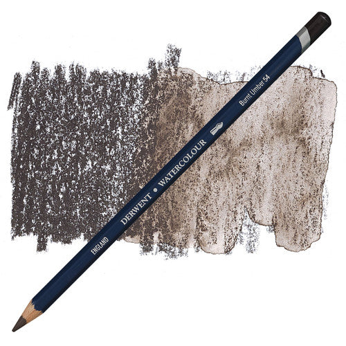 Derwent Watercolour Pencil Burnt Umber Box of 6