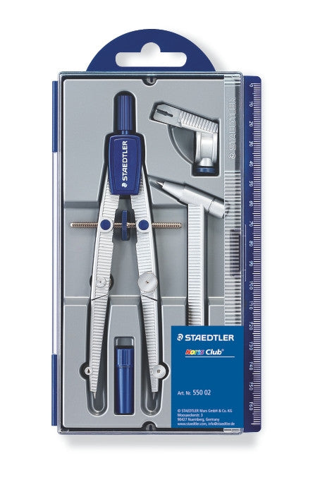 Staedtler Noris Club School Compass with Centre Wheel and Extension Bar 550 02