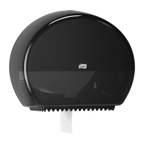 Tork Mini Jumbo Toilet Roll Dispenser T2 System Black