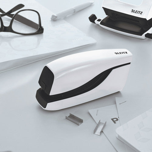Leitz WOW Battery Powered Stapler White