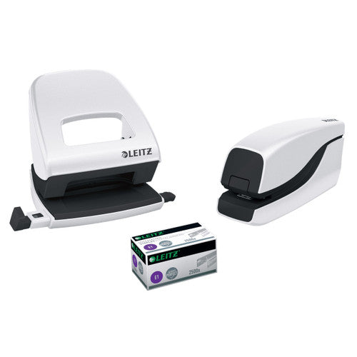 Leitz WOW Battery Powered Stapler White