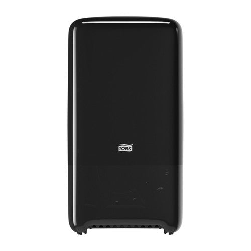 Tork Twin Mid Size Toilet Roll Dispenser T6 System Black