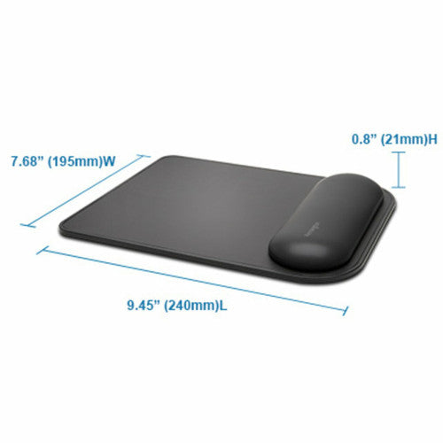 Kensington ErgoSoft Wrist Rest Mouse Pad Black