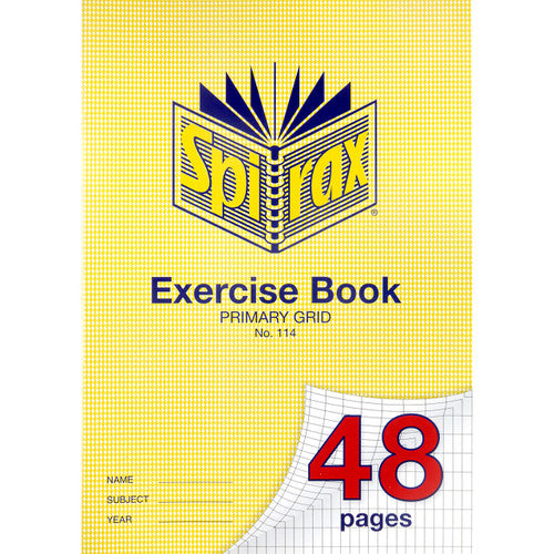 Spirax Exercise Book A4 48 Page Primary Grid