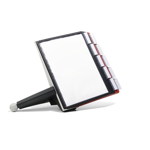 Sherpa Table Display System A4 with 10 Panels Black and Red