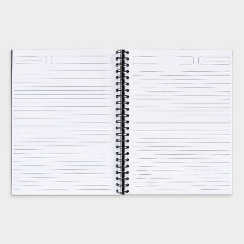 Spirax Platinum Premium Polypropylene Notebook A4 200 Pages Black
