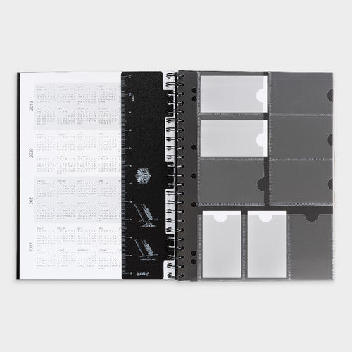 Spirax Platinum Premium Polypropylene Notebook A4 200 Pages Black