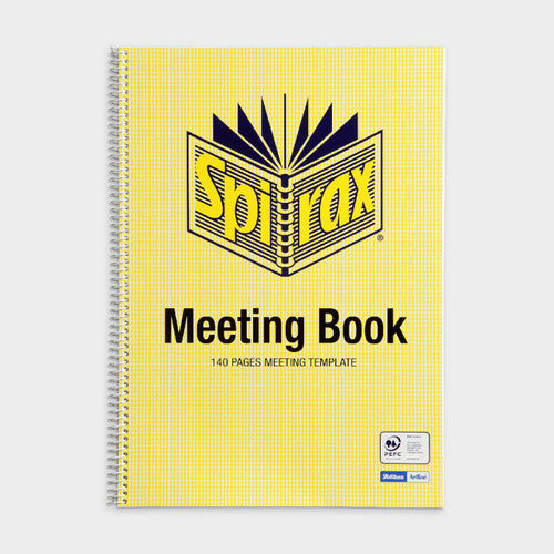 Spirax Meeting Book A4 140 Page