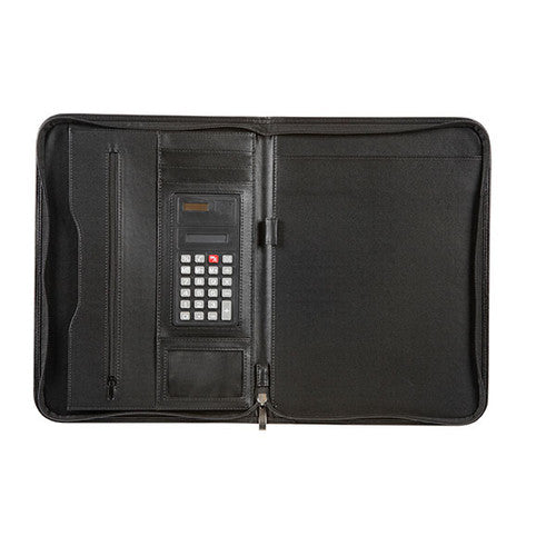 Spirax Slimline Zippered Notebook Compendium A4