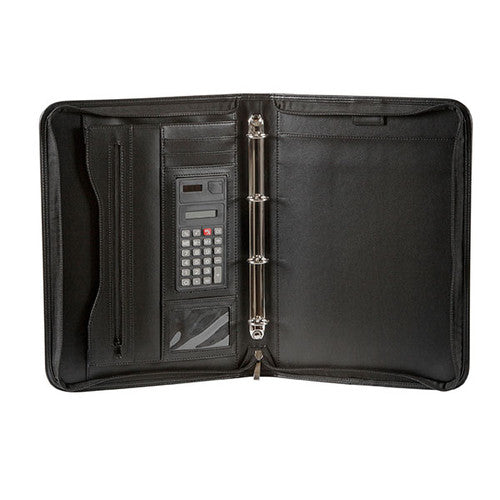 Spirax Zippered 4 Ring Binder Compendium A4