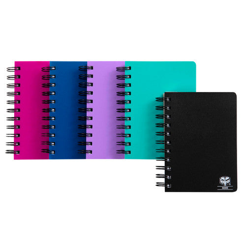Spirax Kode Solid Notebook 148 x 105mm 400 Page Assorted Box of 10