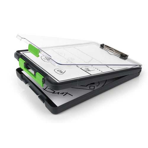 DEXAS 5717-802 CLEARVIEW CLIPCASE CLIPBOARD GREEN