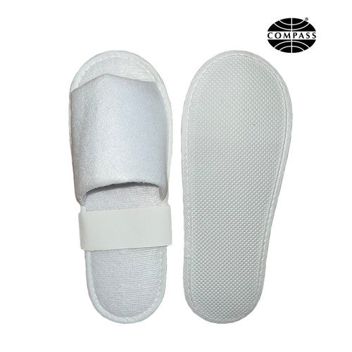 Compass Slimline Hotel Slippers Terry Cotton in Paper Sleeve Carton of 200