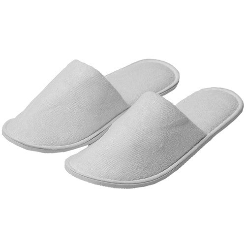 Compass Hotel Slippers Closed Toe Terry Cotton Pack of 100