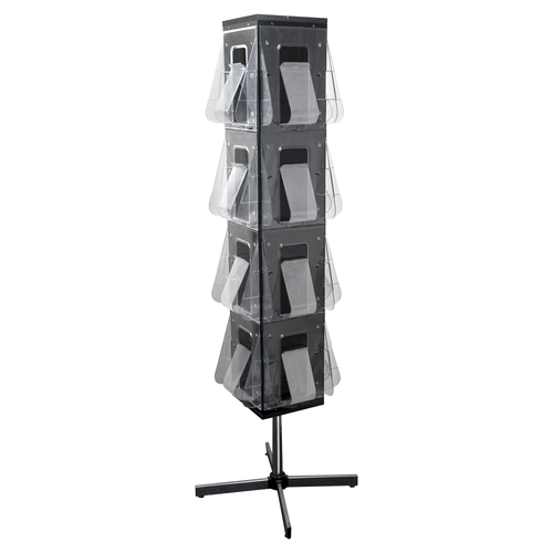 Deflecto Deluxe Rotating Floor Stand A4 x 16
