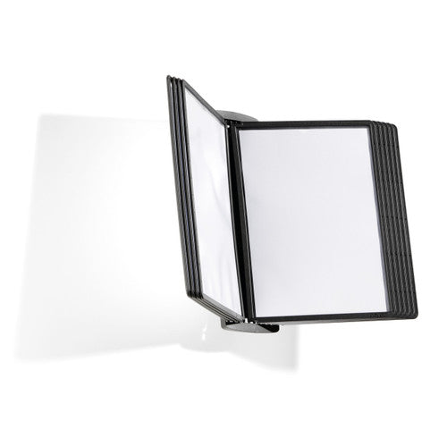 Sherpa Style Economy Wall Display System A4 with Panels Black