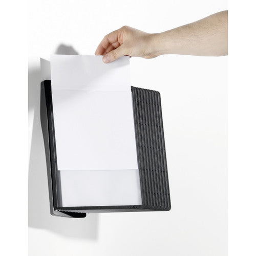 Sherpa Style Economy Wall Display System A4 with Panels Black