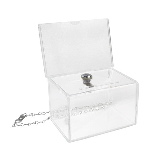 Deflecto Donation Box A6 Landscape