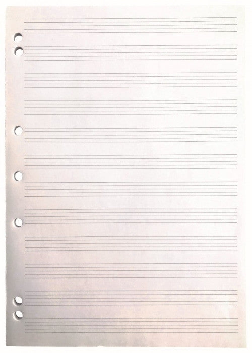 Writer Music Notepad 70gsm 50 Sheet A4 294x208mm Pack 10