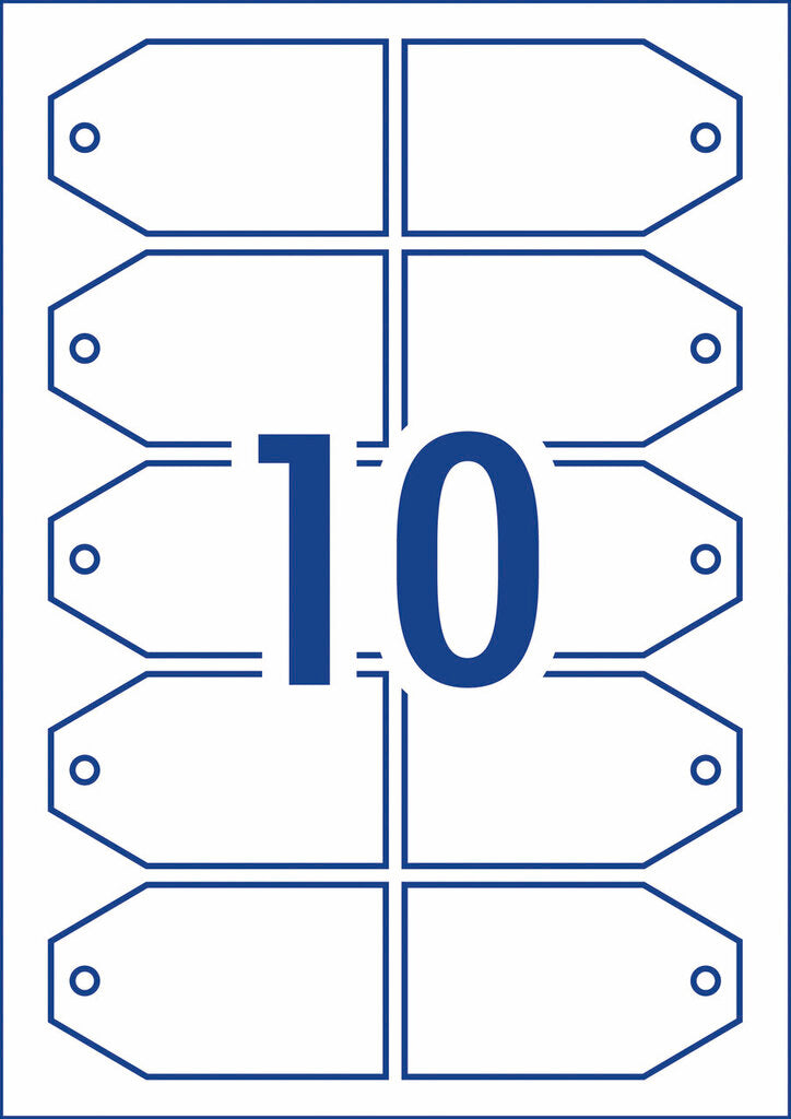 Avery Gift Tags C32303 50 Pack 89 x 51mm 10UP – view 3