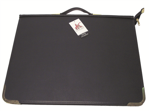 Colby Art 600A3 Zippered PVC Portfolio A3 Black