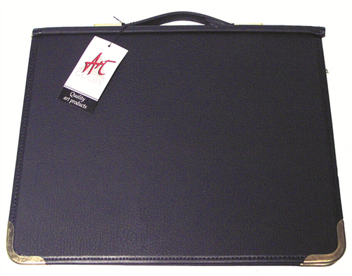 Colby Art 600A4 Zippered PVC Portfolio A4 Black
