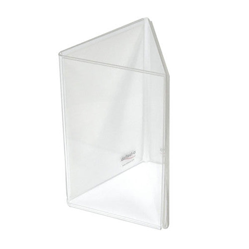 Deflecto Triangular 3 Sided Sign Holder DL Portrait