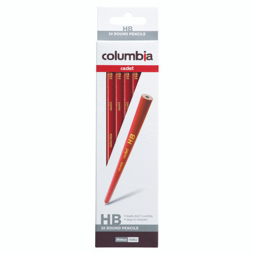 Columbia Cadet Lead Pencils Round HB Box 20