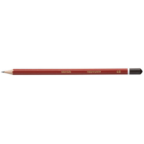 Columbia Copperplate Lead Pencils Hexagonal 4B Box 20