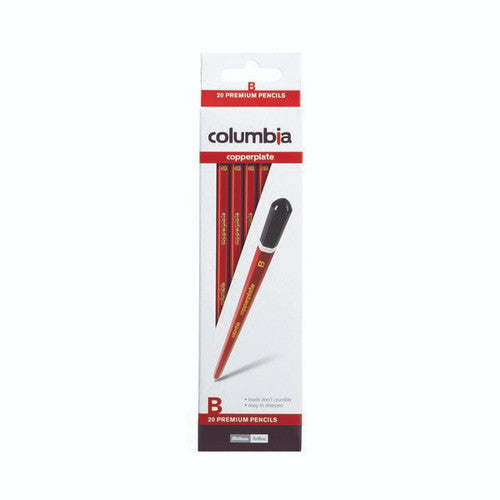 Columbia Copperplate Lead Pencils Hexagonal B Box 20