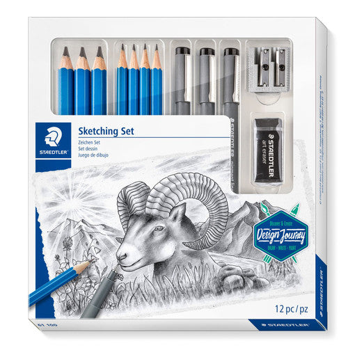 Staedtler 61 100 Design Journey Mixed Set Lumograph Set