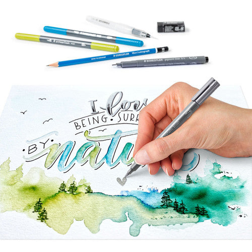 Staedtler 61 3001-2 Design Journey Mixed Set Hand Lettering and Watercolour Set