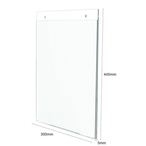 Deflecto Wall Mount Sign Holder A3 Portrait
