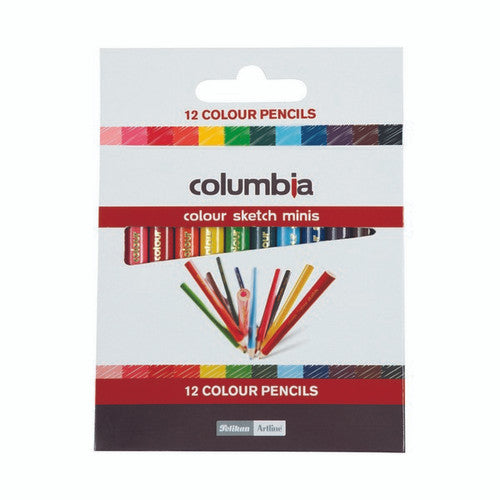 Columbia Colour Sketch Minis Colour Pencils Half Length Round Pack 12