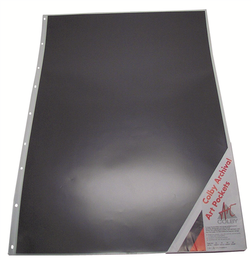 Colby Art 620A1P Portfolio Sleeve with Insert A1 Clear Pack of 10