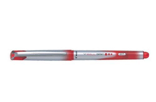 Pilot V-Ball Grip Rollerball Pen 0.7mm Red Box of 12