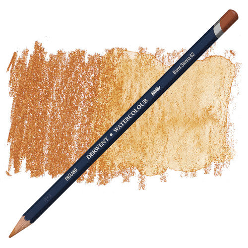 Derwent Watercolour Pencil Burnt Sienna Box of 6