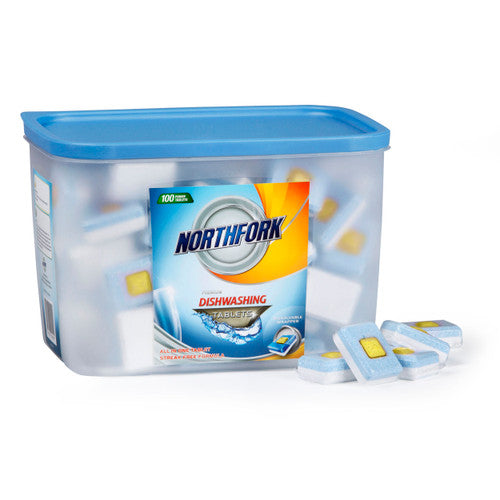 Northfork Dishwashing Tablets All in One 20g Tub of 100
