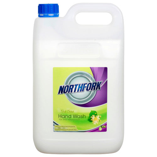 Northfork Liquid Hand Wash with Tea Tree Oil 5 Litre Carton of 3