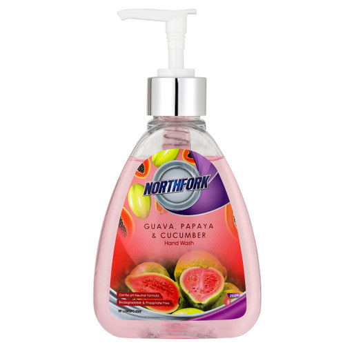 Northfork Liquid Hand Wash Guava Papaya and Cucumber 250ml Carton 6