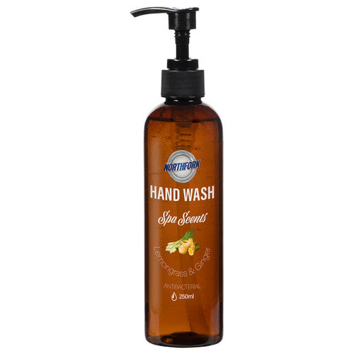 Northfork Liquid Hand Wash Spa Scents Lemongrass and Ginger 250ml Box of 12